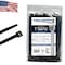 Kable Kontrol Cable Tie, 7 in L, 1.87 in Max Bundle Dia., Black, Nylon 6/6, 50 lb Strength, 100 PK CTUSA-07-50-100-BK - alternate 1